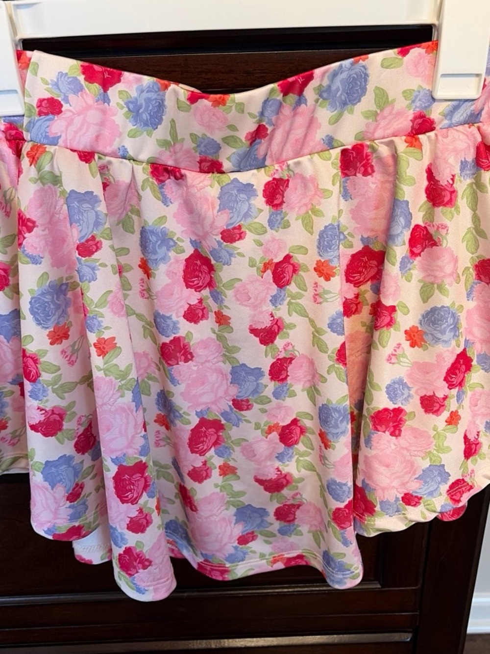 TCEC Pink Multi Floral Circle Skirt